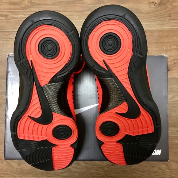 Nike Lunar Hyperdunk Bright Crimson/Black Sz.11 - Picture 3 of 6